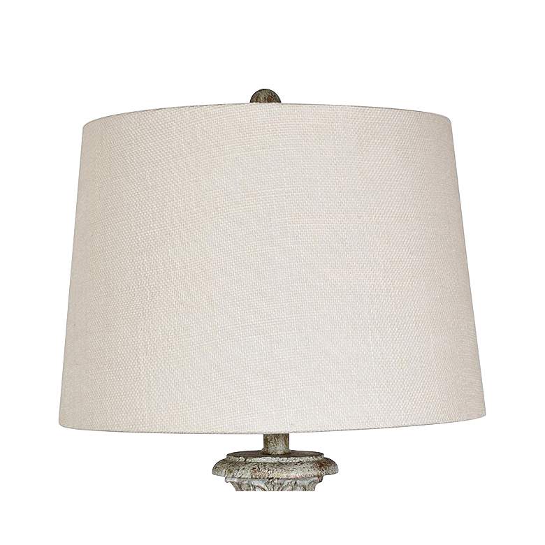 Crestview Collection Sofe Stone Gray Table Lamp