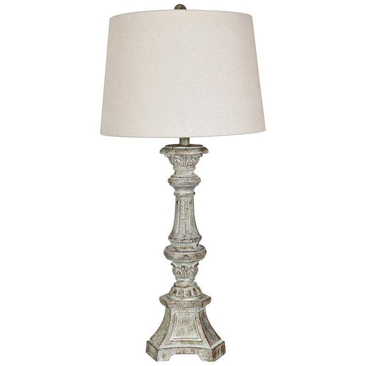 Crestview Collection Sofe Stone Gray Table Lamp