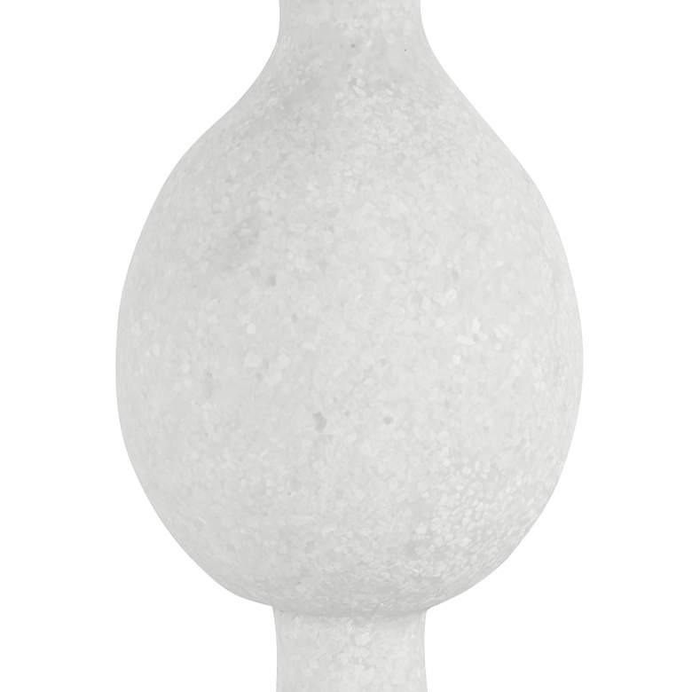 Inverse White Pedestal Table Lamp