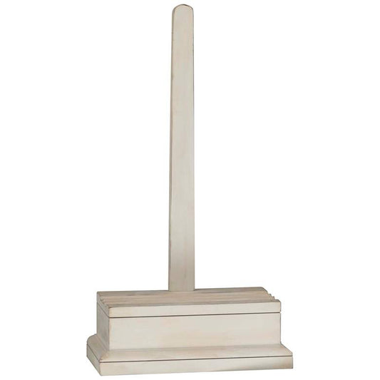 Whitewash Wood 21" High Display Easel