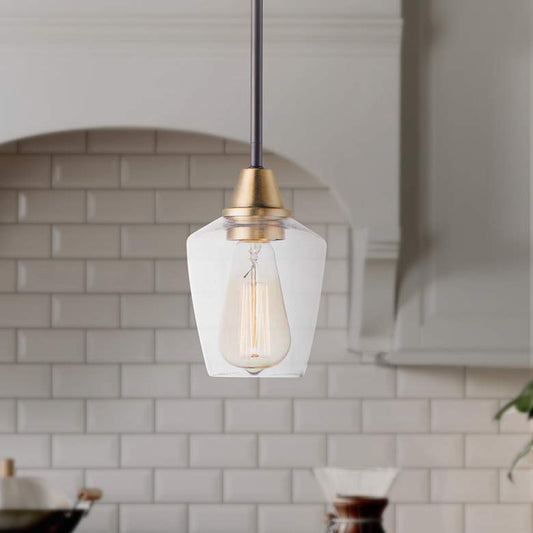 Maxim Goblet 4 3/4"W Antique Brass Mini Pendant