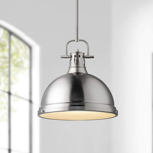 Duncan 14" Wide Pendant Light with Rod