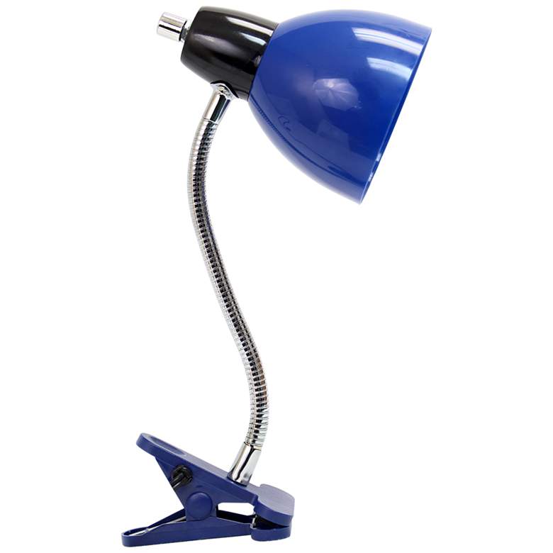 LimeLights Blue Adjustable Clip Light Desk Lamp