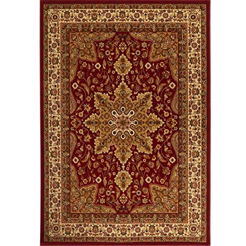 Persian Oriental Design Red Non-Skid Area Rugs – Joanna Home