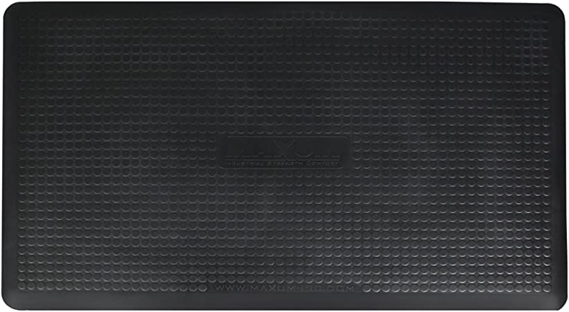 Anti-Fatigue Maxum Kitchen Mat, 5 Feet by 3 Feet, Black