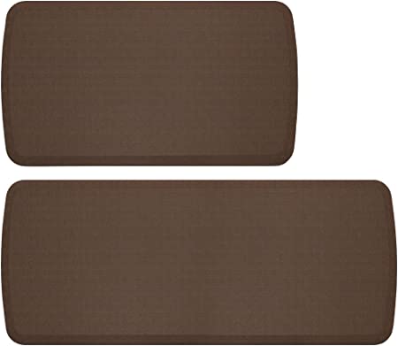 GelPro Elite Anti-Fatigue Kitchen Mat Bundle - Buy More Save More!, 20 x 36 & 20 x 48, Linen Truffle