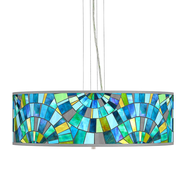 Giclee 24" Wide 4-Light Pendant Chandelier