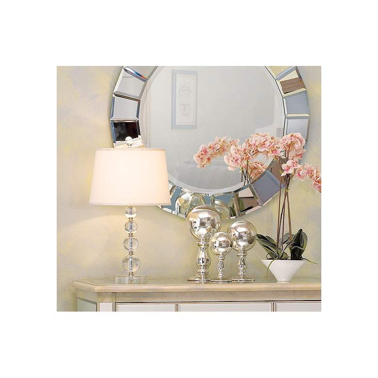 Herminie Stacked Ball Acrylic Table Lamp by 360 Lighting Joanna Home