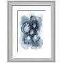 Abstract Blues 22" High 2-Piece Framed Giclee Wall Art Set