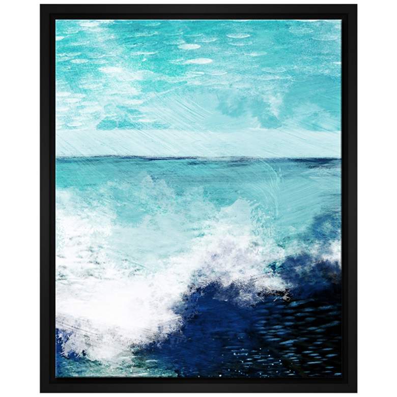 Splashing Waves 3-Piece Framed Canvas Wall Art Set