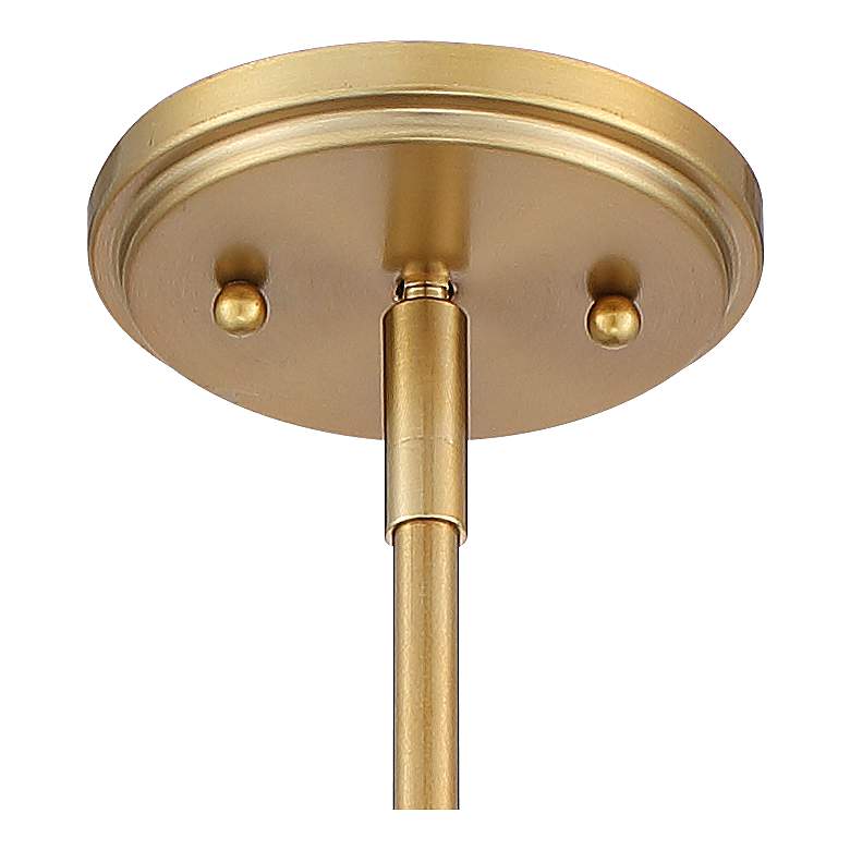 Possini Euro Icelight 5 1/2" Wide Warm Brass Mini Pendant