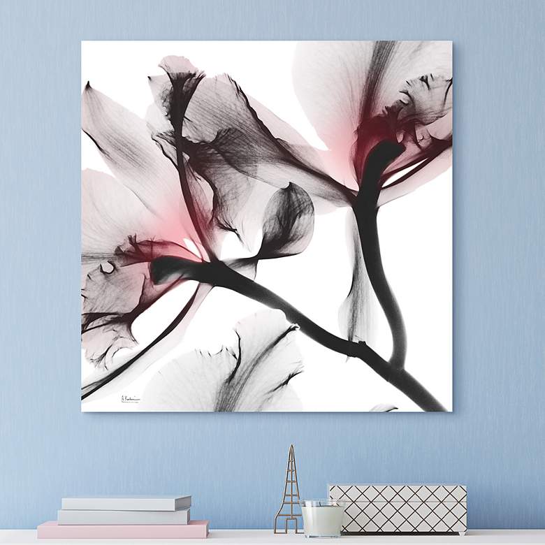 Coral Luster 2 24" Square Tempered Glass Graphic Wall Art