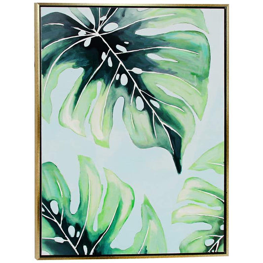 Kaanapali 47" High Framed Canvas Wall Art