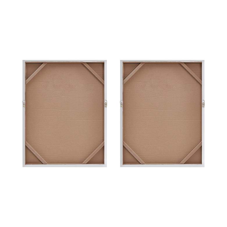 Glimmer 28" High 2-Piece Rectangular Canvas Wall Art Set