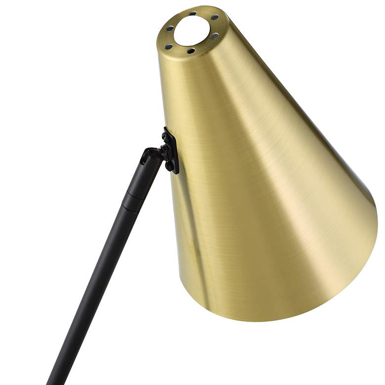 Lite Source Cooper Gold Metal Desk Lamp