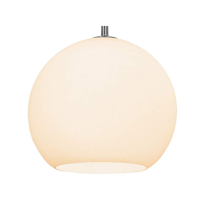 Nitrogen 9" Wide Brushed Nickel and Glass LED Mini Pendant