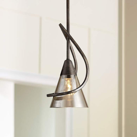 Olympia 6" Wide Burnt Sienna Mini Pendant