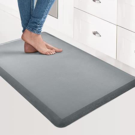 Sky Solutions Anti Fatigue Mat - Cushioned Comfort Floor Mats for Kitchen, Black)