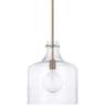 Capital Homeplace 11 3/4"W Matte Black Mini Pendant Light