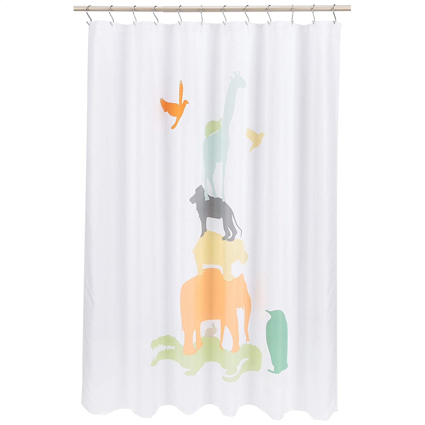 Kids Bathroom Shower Curtain - 72 Inch