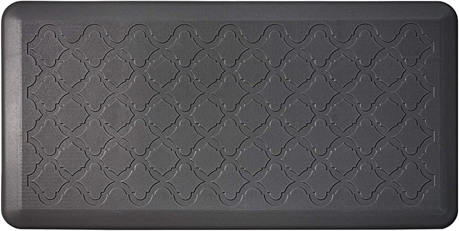 Kitchen Mat Anti Fatigue Cushioned Black 17.3'' x 28