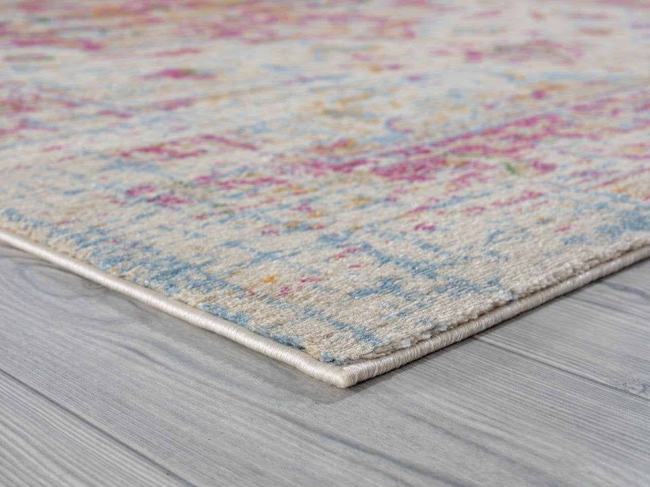 Persian Distressed Pink Area Rugs