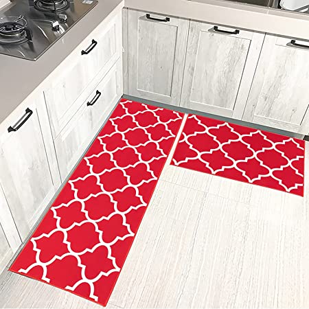 Kitchen Rugs and Mats Non Skid Washable, Absorbent Rug for Kitchen, Large  Kitchen Floor Mats for in Front of Sink, 2 PCS Set 20