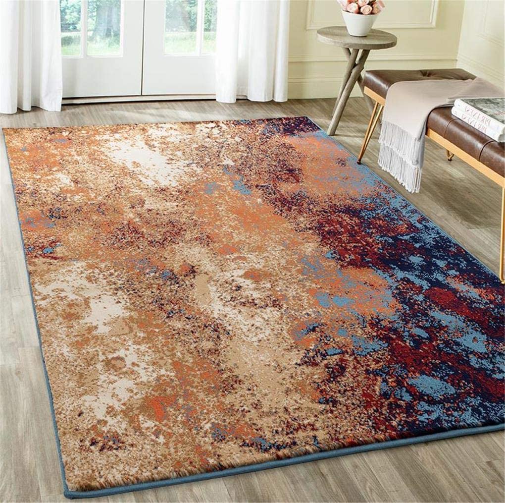 Howell Collection Abstract Blue Soft Area Rug