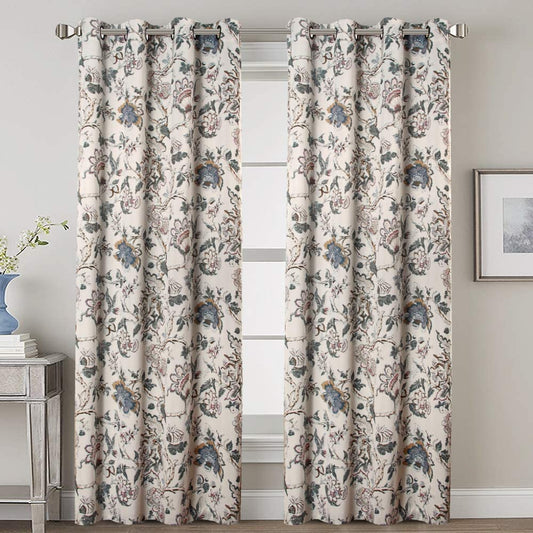 Blackout Curtains for Bedroom Thermal Insulated Room Darkening Grommet Curtains Panels Drapes