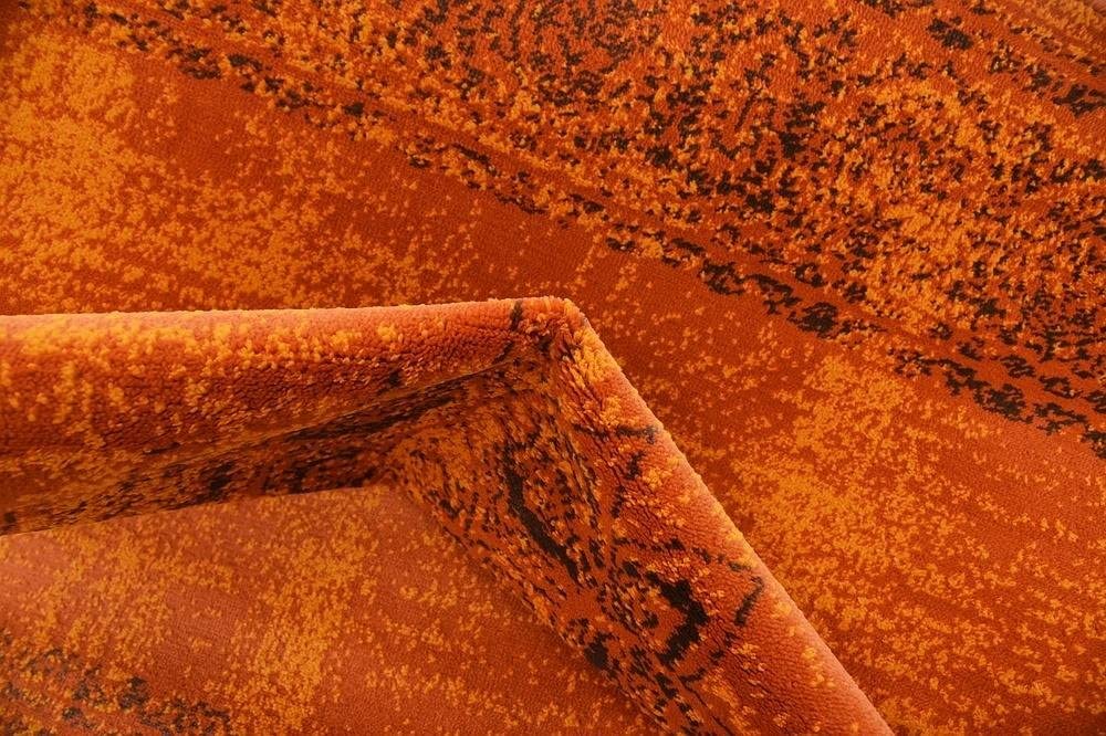 Modern Traditional Vintage Distressed Terracotta Soft Area Rug – Joanna ...