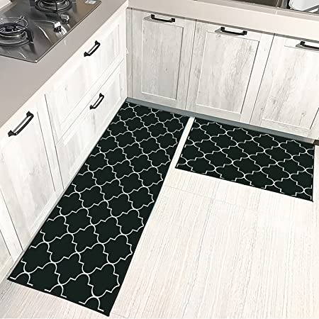 Small Kitchen Rugs Mats Washable Absorbent Farmhouse Floor Mat in