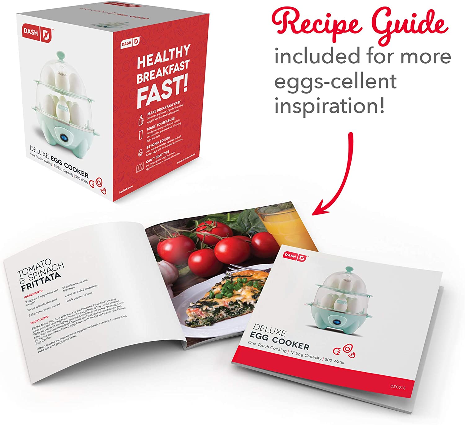 Egg Cooker, Red, 7-Egg Capacity