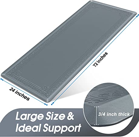 Anti Fatigue Kitchen Mat by DAILYLIFE, 3/4 Thick Kitchen Floor Mat, S –  Joanna Home