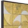 Ridenour 23 1/2" Square Gold Shadow Box Framed Wood Wall Art
