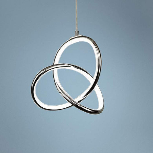 dweLED Vornado 7 1/2" Wide Chrome LED Mini Pendant