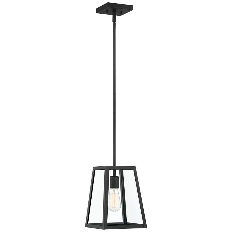 Arrington 8" Wide Mystic Black Finish Mini Pendant Light