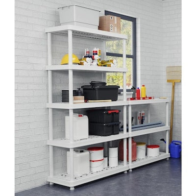 5-Tier Freestanding Home Garage Floor Shelving Unit