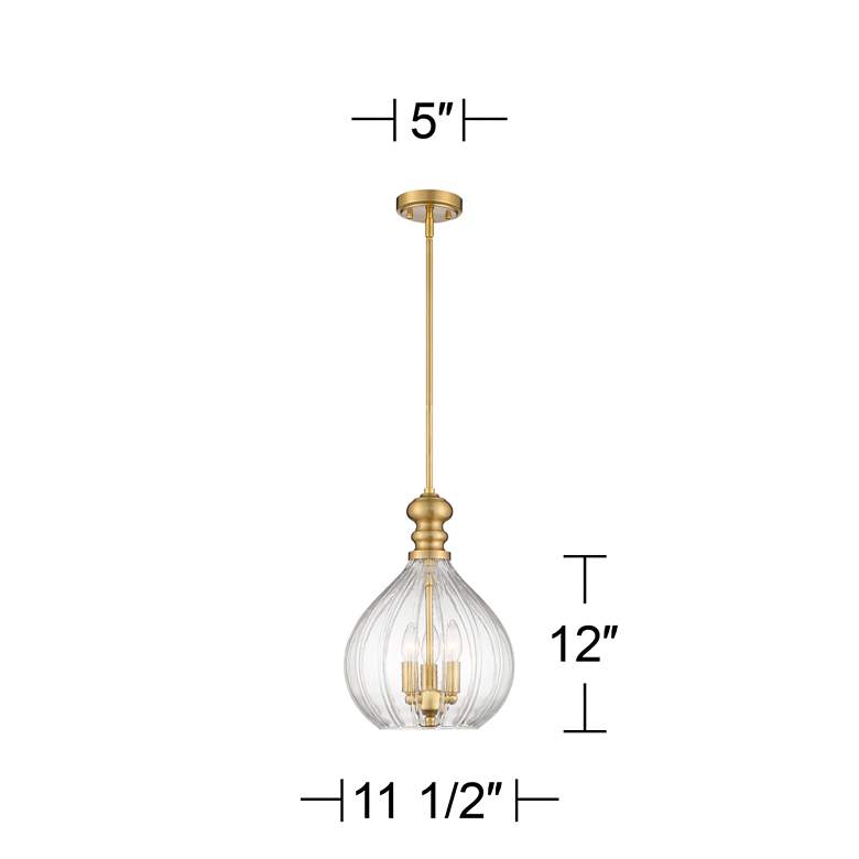Houten 11 1/2" Wide 3-Light Cluster Mini Pendant