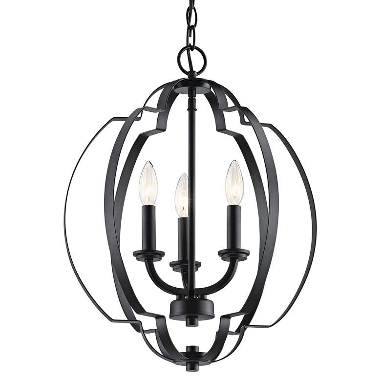 Kichler Voleta 16 1/2"W Brushed 3-Light Foyer Pendant