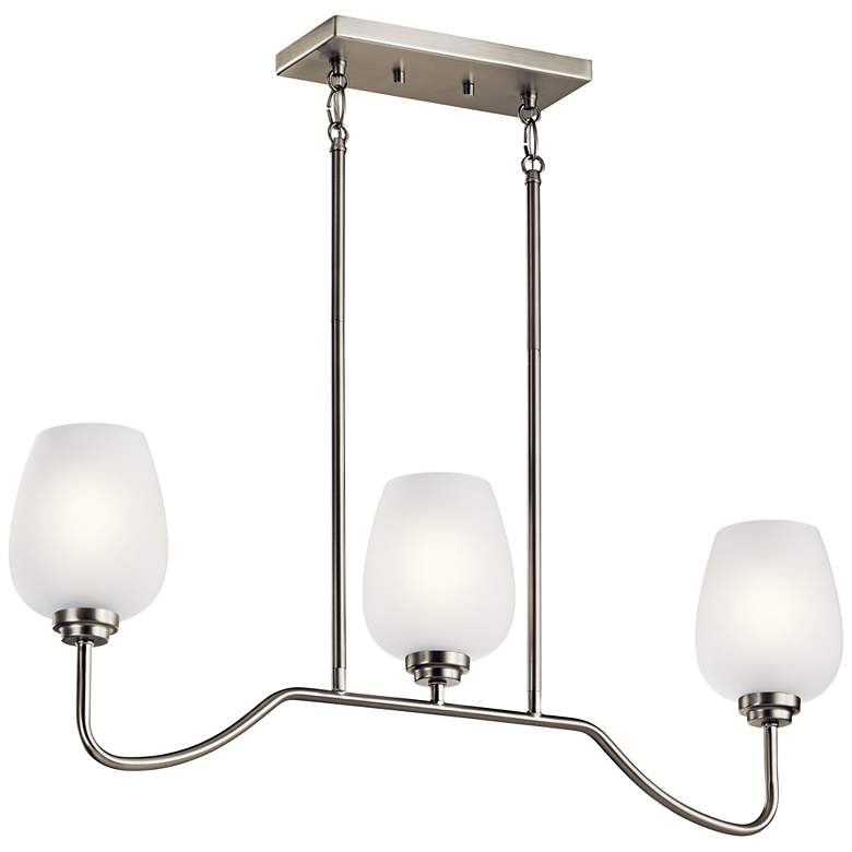 Valserrano 31" Wide Black Kitchen Island Light Chandelier