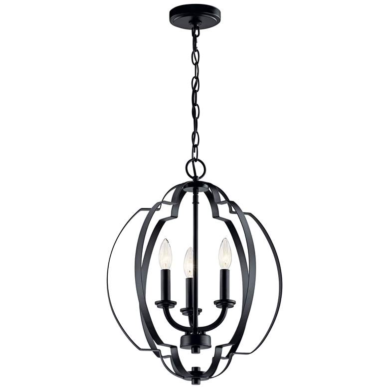 Kichler Voleta 16 1/2"W Brushed 3-Light Foyer Pendant