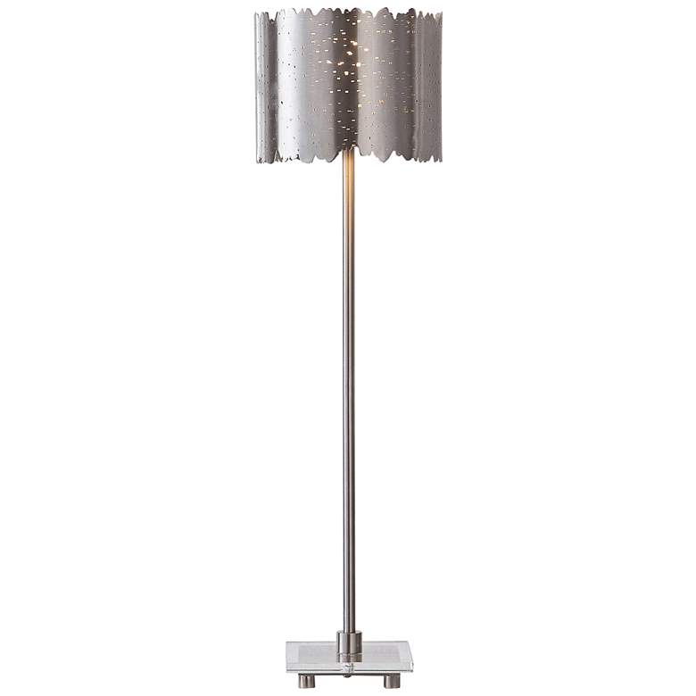 Baradla Polished Nickel Buffet Table Lamp