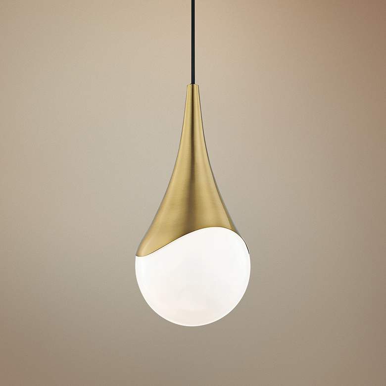 Mitzi Ariana 7 1/2" Wide Aged Modern Mini Pendant Light