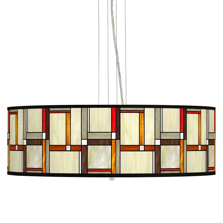 Giclee 24" Wide 4-Light Pendant Chandelier