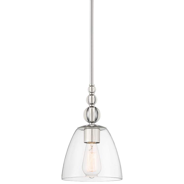 Possini Euro Brindisi 8" Wide Semi Gloss Mini Pendant