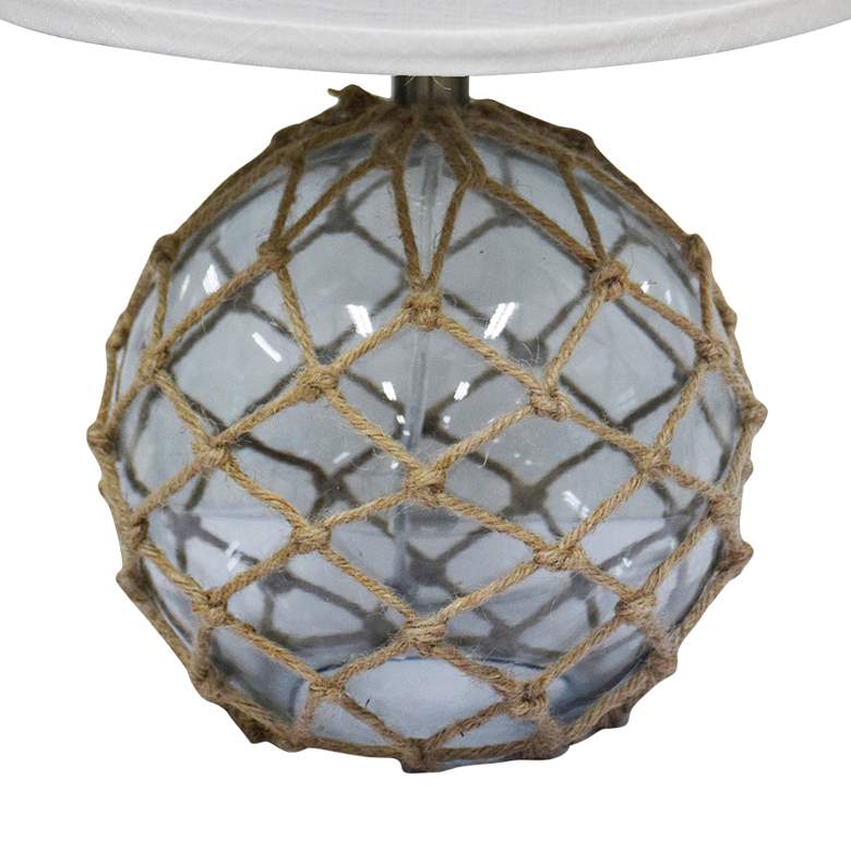 Fisherman Friend 19 1/2"H Smoke Netted Accent Table Lamp