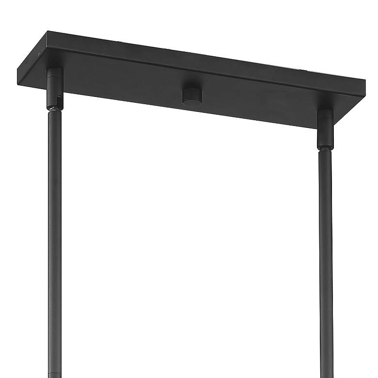 Cameron 36 1/4" Wide Black 5-Light Island Pendant Light