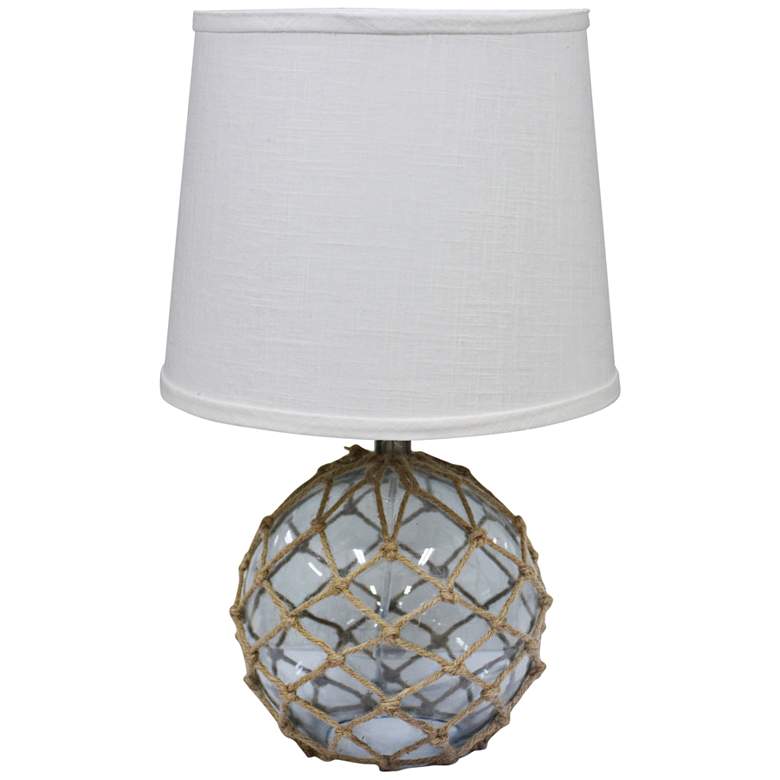 Fisherman Friend 19 1/2"H Smoke Netted Accent Table Lamp