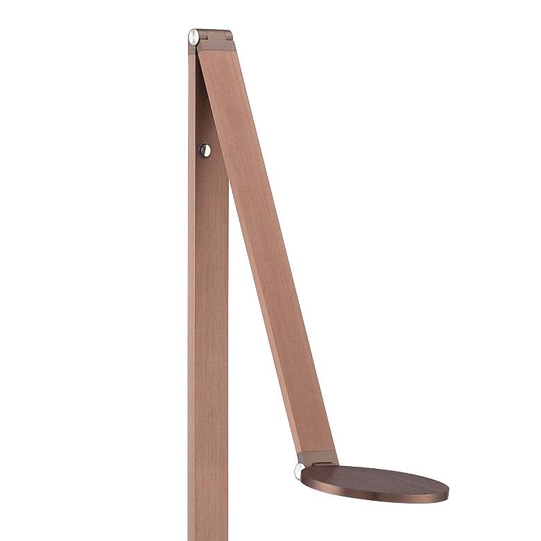 Possini Euro Magnum French Bronze Task LED Floor Lamp