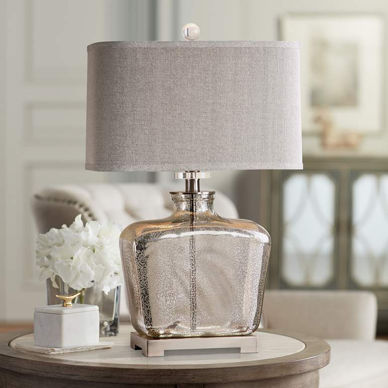 Molinara Mercury Glass Jug Table Lamp
